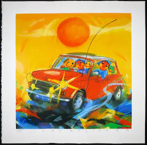 Ad Verstijnen - Zeefdruk, Austin 7 kopen? Bied vanaf 1!