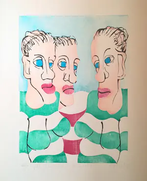 Toon Jansen - 4 X gesigneerde kleurenhoutsnede kopen? Bied vanaf 99!