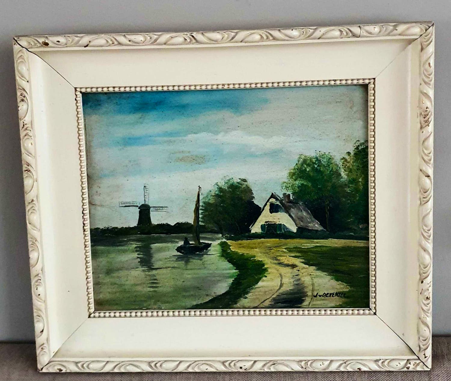 John van Deventer - Hollands landschap kopen? Bied vanaf 60!