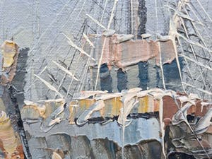 Niet of onleesbaar gesigneerd - Haven in de sneeuw kopen? Bied vanaf 1!