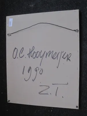 O.C. Hooymeijer - Expressionistische gemengde techniek (Olieverf/Pastel e.a.) "Can Can danseres" kopen? Bied vanaf 1!