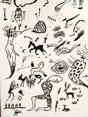 Henk Visch - onbekend met lijst verkocht voor € 125!