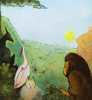 Constant - Ingelijste ets/aquatint: Orpheus - 1978 verkocht voor € 995!