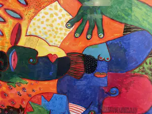 Clemens Briels - Zeefdruk Nr. 69 - La Senora - Groot kopen? Bied vanaf 210!