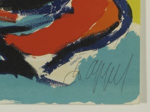 Karel Appel - Gesigneerde litho uit de uitgave Ariel 44 - Ingelijst kopen? Bied vanaf 1!