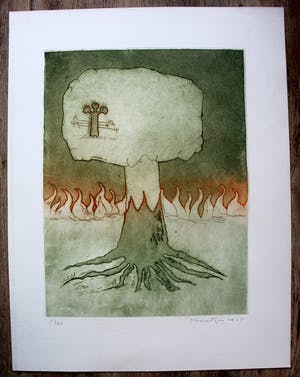 Jan Montyn - ets/aquatint - 1975 kopen? Bied vanaf 99!