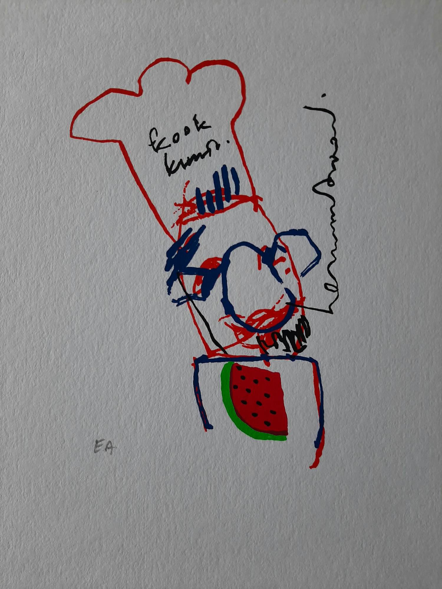 Herman Brood - Zeefdruk - Kookkunst kopen? Bied vanaf 60!