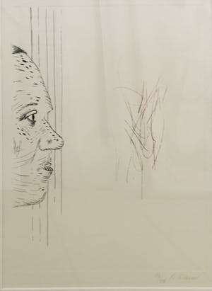 Roger Raveel - ets in zeer fraaie lijst kopen? Bied vanaf 625!