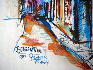 Toon Willemsen - Belgentier Provence 1983 -inkttekening- kopen? Bied vanaf 15!