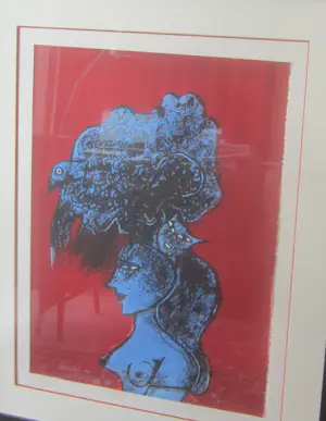 Corneille - Naakt met vogel en kat kopen? Bied vanaf 300!