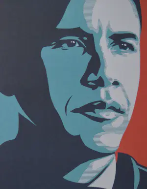 Buy Shepard Fairey - Poster - Obama: Vote '08 - 2008? Bid from 1!