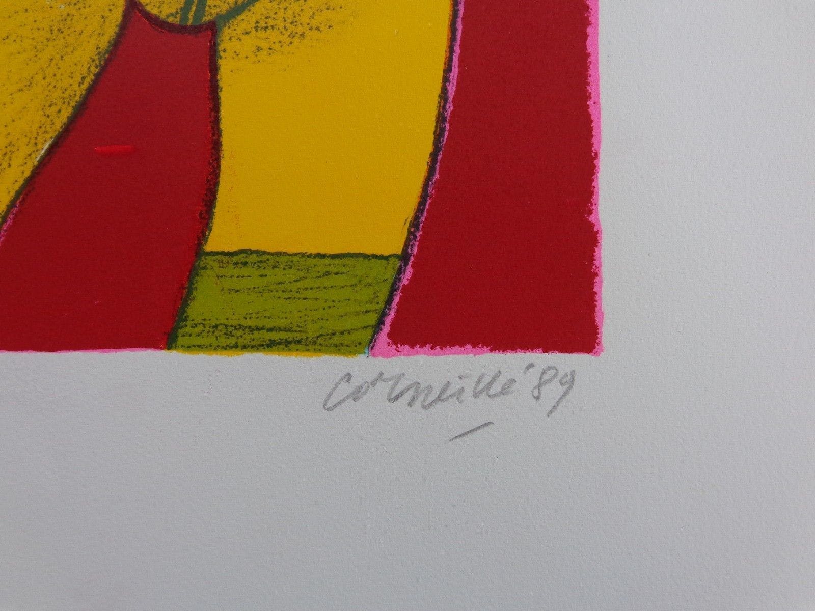 Corneille - GEEL NAAKT / KLEURZEEFDRUK / 76x54cm / SIG / 1989 kopen? Bied vanaf 175!