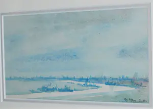 Poppe Damave - Londen - aquarel kopen? Bied vanaf 35!