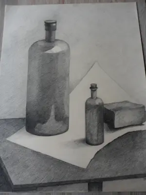 Jan Bernard Meinen - Potlood tekening, Flessen kopen? Bied vanaf 35!