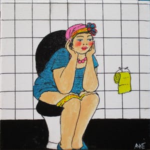 Anke Peddemors - kunst voor in het kleinste kamertje Greet kopen? Bied vanaf 17!