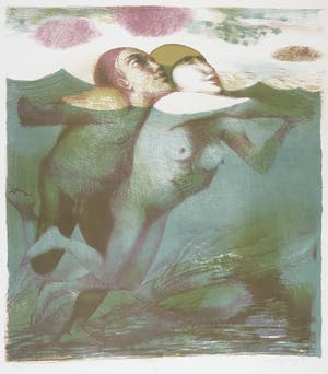 Nicolaas Wijnberg - Litho, Zwemmers kopen? Bied vanaf 60!