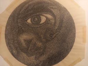 Niet of onleesbaar gesigneerd - oog met jonge vogel kopen? Bied vanaf 1!