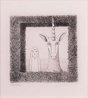 Dolf Zwerver - Alleen de Maagd kan de Eenhoorn temmen. verkocht voor € 100!