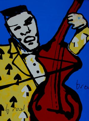 Herman Brood - Ingelijste zeefdruk: Cello kopen? Bied vanaf 295!