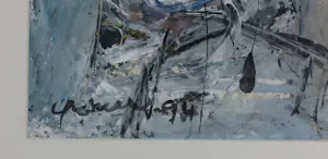 Gerriet Postma - Gemengde techniek / acryl op papier, Z.T. (Groot) + gesigneerd boek! kopen? Bied vanaf 300!