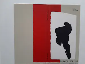 Robert Motherwell - Litho, Omslag van de catalogus van de Galerie Berggruen, Parijs, 1980. kopen? Bied vanaf 25!