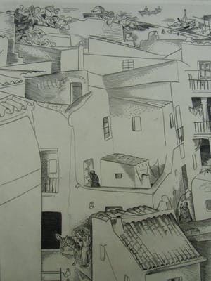 Debora Duyvis - IBIZA /// KOPERGRAVURE VAN DEBORA DUYVIS kopen? Bied vanaf 50!