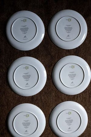 Curiosa - 6 exclusive original design plates Dutch Art - made by René vd Heijden kopen? Bied vanaf 1!