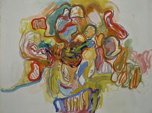 Niet of onleesbaar gesigneerd - Abstract kopen? Bied vanaf 1!