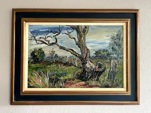 Herbert Fiedler - Landschap in Laren (1936) kaufen? Bieten Sie von 1350!