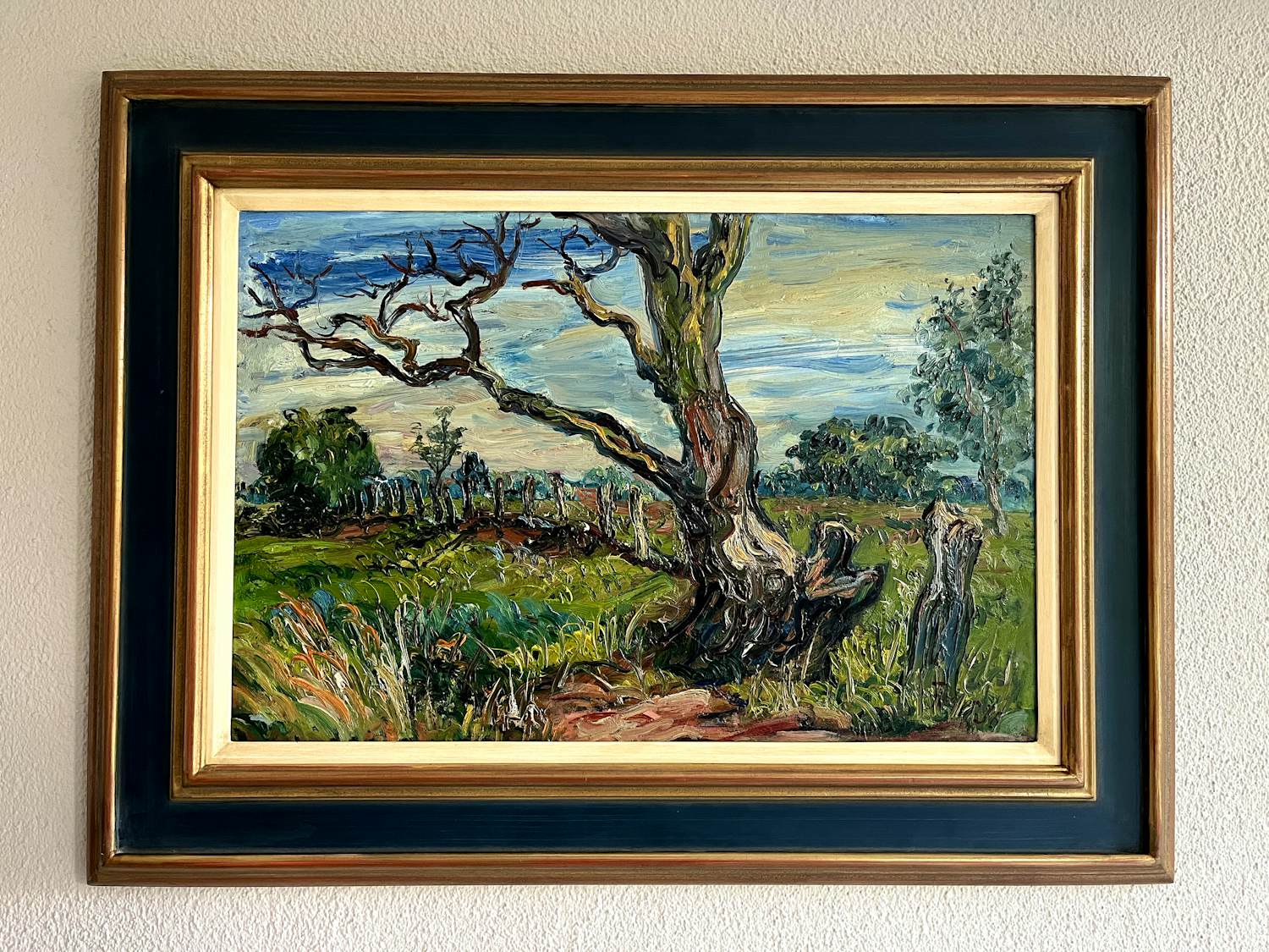 Herbert Fiedler - Landschap in Laren (1936) kopen? Bied vanaf 1350!