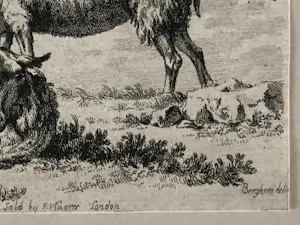 Karel Dujardin - Drie zwijnen (en nog twee etsen Berchem) kopen? Bied vanaf 30!