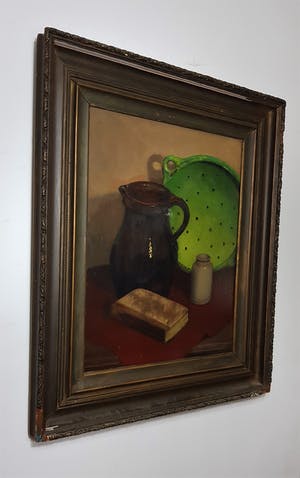 Niet of onleesbaar gesigneerd - Stilleven met melkkan kopen? Bied vanaf 1!