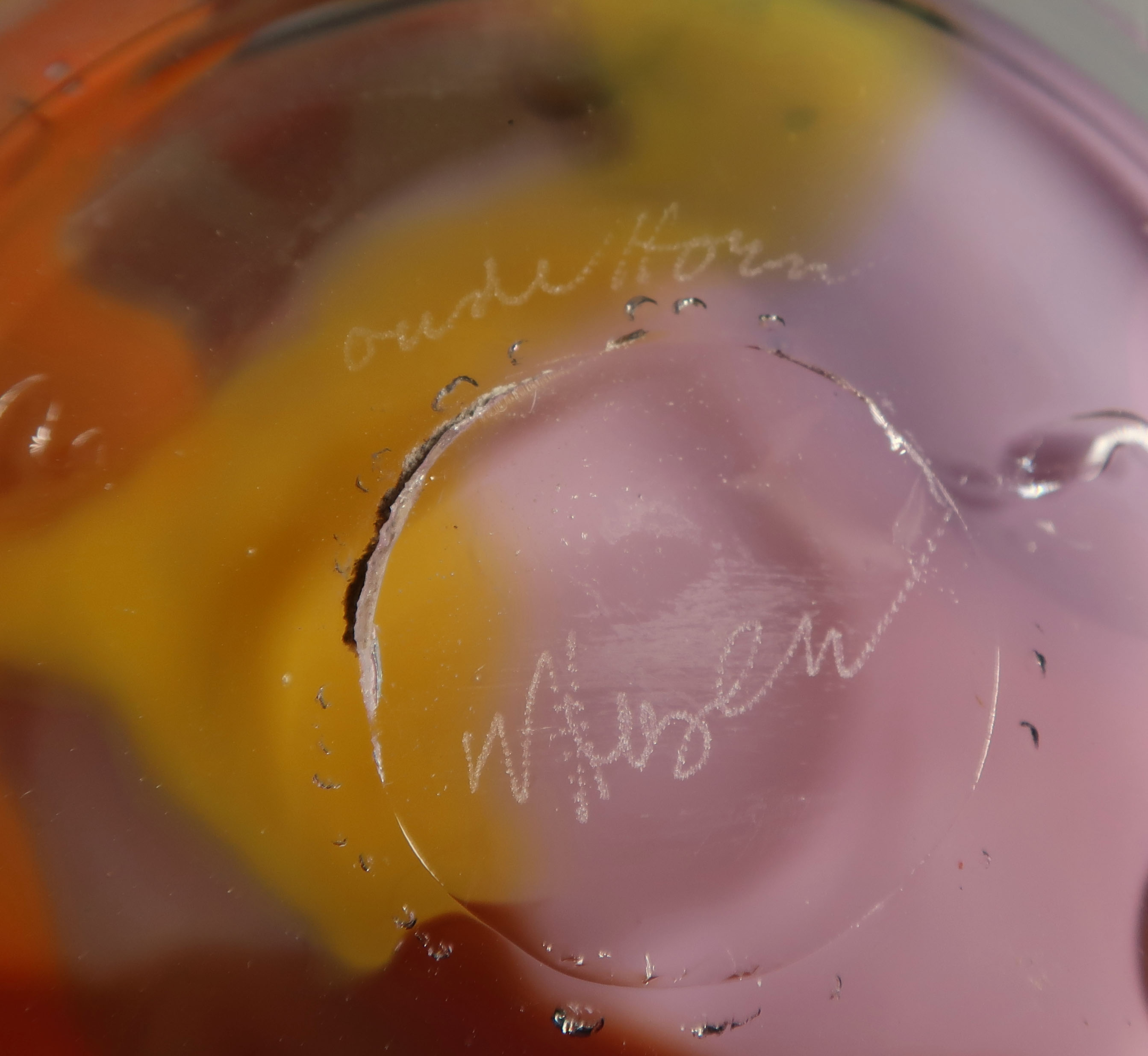 Willem Heesen - Glas, Trechtervaas met opstaande rand kopen? Bied vanaf 200!