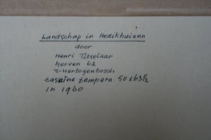 Henri Titselaar - Landschap in Hedikhuizen kopen? Bied vanaf 125!