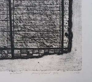 Ko Oosterkerk - Het boek der Psalmen, aquatint ets (4e staat, unica!) kopen? Bied vanaf 50!