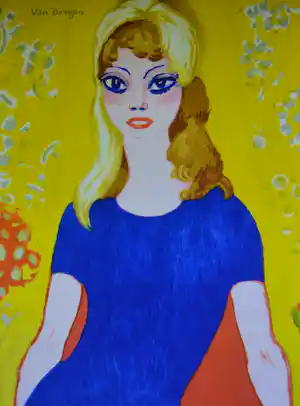 Kees van Dongen - Affiche Brigitte Bardot. verkauft für € 160!