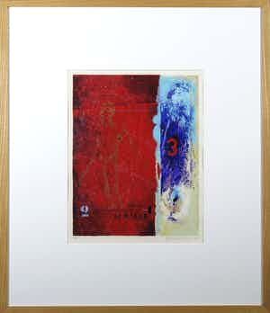 Piotr Konkel - Zeefdruk, Or B Seen - Ingelijst verkocht voor € 1!