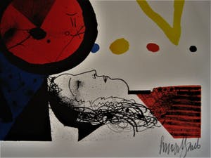 Stoyan Tsanev - Kunstacademie Warschau - Symbolisch abstract Litho - gesigneerd kopen? Bied vanaf 10!
