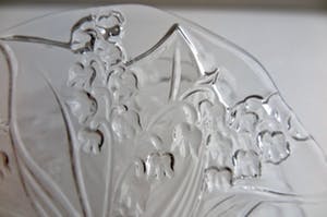 Walther glas - Schaal en servethouder - Kristalglas en Kristallen Vaas - Floraal decor kopen? Bied vanaf 10!