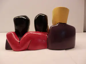 Herman Brood - Sculptuur van Kunsthars HOREN ZIEN en ZWIJGEN (21 cm breed) kopen? Bied vanaf 10!