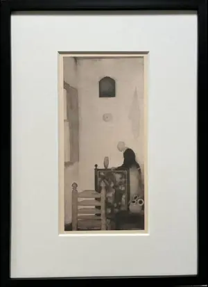 Jan Mankes - Originele Heliogravure Moeder in Kamer 1923 kopen? Bied vanaf 120!