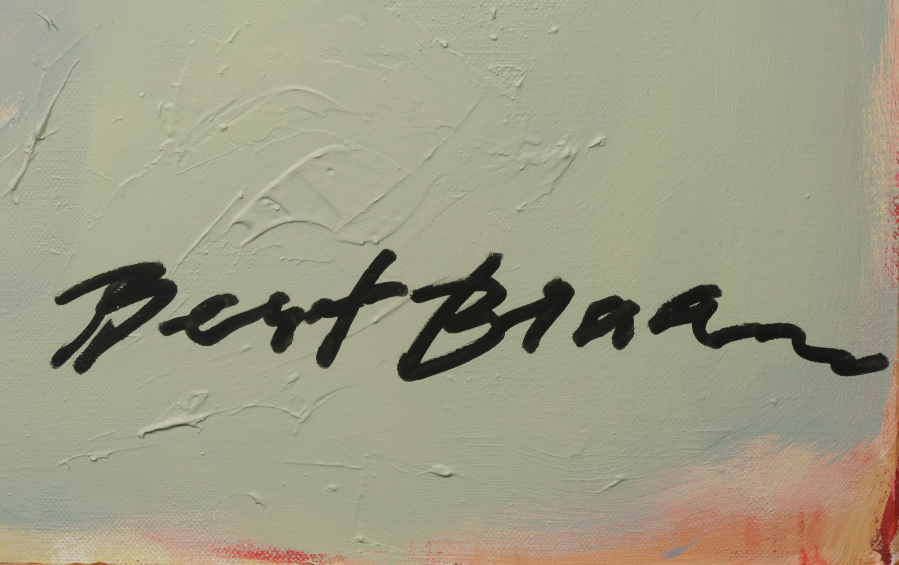 Bert Braam - Acryl op doek, Kompositie kopen? Bied vanaf 100!