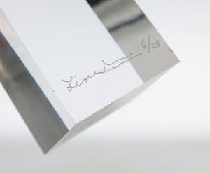 Niet of onleesbaar gesigneerd - Perspex, Twee objecten kopen? Bied vanaf 10!