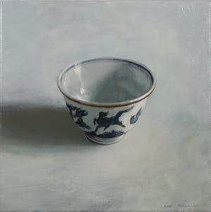 Sasja Wagenaar - Acryl op doek, Kommetje - Ingelijst kopen? Bied vanaf 250!