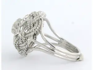 18k witgouden ring bezet met briljant geslepen diamant tot. 0,20ct kopen? Bied vanaf 830!