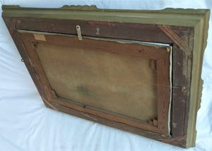 Niet of onleesbaar gesigneerd - Olieverf op doek, Hollands landschap met lucht en water - gesigneerd & ingelijst kopen? Bied vanaf 10!