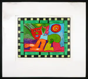 Clemens Briels - Zeefdruk, Gato kopen? Bied vanaf 1!