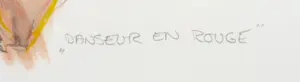 Kees Verkade - Zeefdruk, Danseur en rouge - Ingelijst (Groot) kopen? Bied vanaf 1!