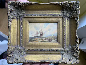 Niet of onleesbaar gesigneerd - Windjammer voor de kust kopen? Bied vanaf 1!