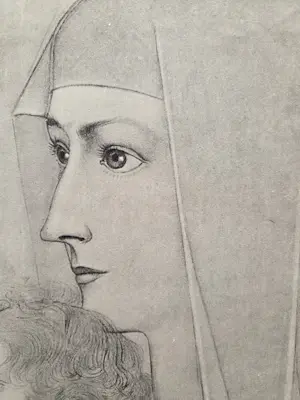 Jan Toorop - De kleine Jezus met de stigmata. 1927. kopen? Bied vanaf 20!